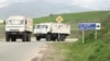 Ռուս խաղաղապահների մեքենաների շարասյունը Հայաստանում, 22-ը ապրիլի, 2024թ.