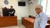 Судья Ильязбек Тажыбаев жана Өндүрүш Токтонасыров. Бишкектин Биринчи май райондук соту. 19-июнь, 2024-жыл.