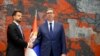 Politički analitičar Zlatko Vujović ocenjuje da poseta Beogradu Jakovu Milatoviću više lično znači jer mu je potrebna podrška Aleksandra Vučića u postizbornim kombinatorikama sa "prosrpskim partijama". Na fotografiji: Milatović (levo) i Vučić u Beogradu, 10. jul 2023. 