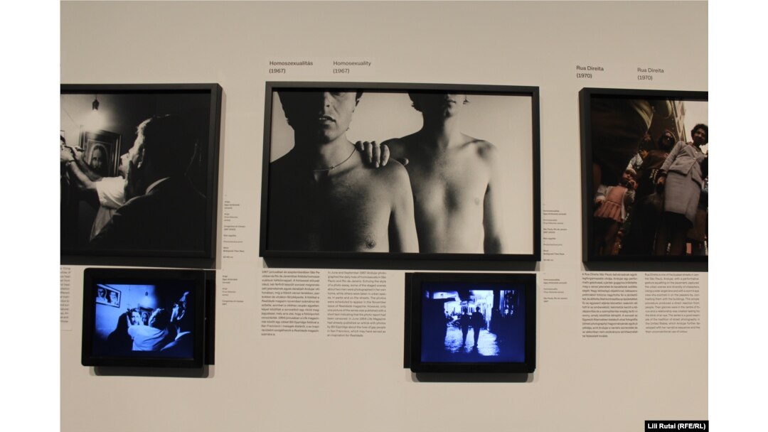 Fotografija naslovljena Homoseksualnost (u sredini) ograđena je na izložbi kako bi se spriječilo maloljetnicima da je vide, u skladu s vladinim zakonom o "zaštiti djece".