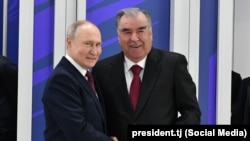 Эмомалӣ Раҳмон ва Владимир Путин