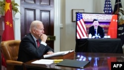 Байден менен Цзинпиндин видео сүйлөшүүсү. 18-март, 2022-жыл.