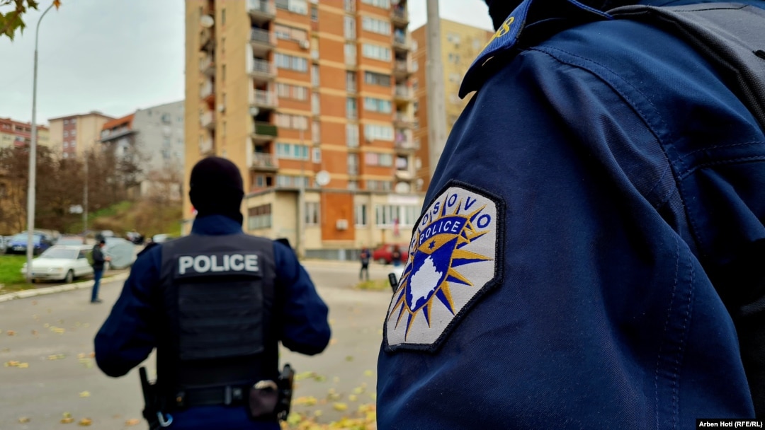 Pripadnici Policije Kosova u Severnoj Mitrovici, decembar 2022.