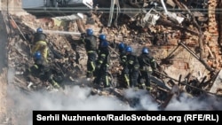 Наслідки удару російського безпілотника в Києві, 17 жовтня 2022 року