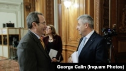 Președintele CCR, Valer Dorneanu, și Florin Iordache