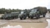 Автомобілі військових Литви біля кордону з Білоруссю, листопад 2021 року