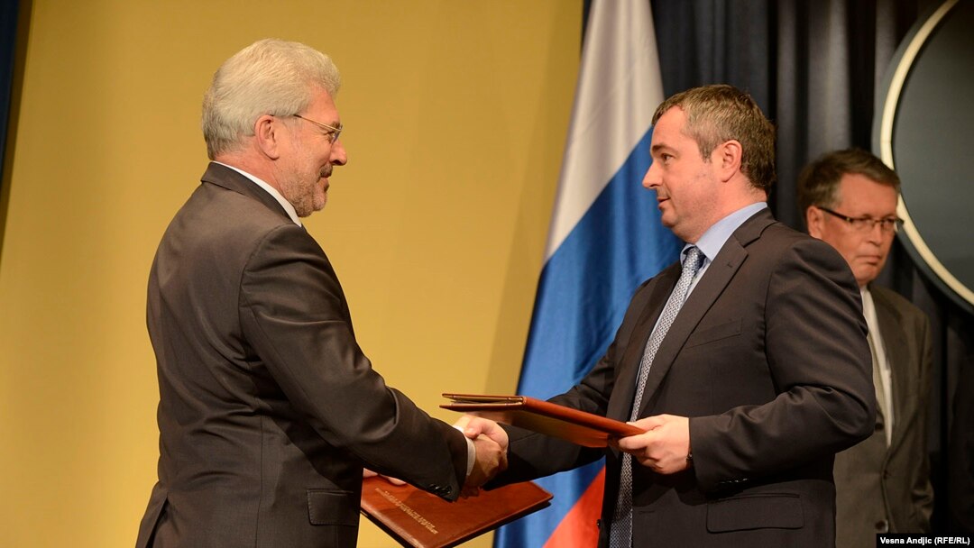 Direktor Gasproma Aleksej Miler i direktor Srbijagasa Dušan Bajatović