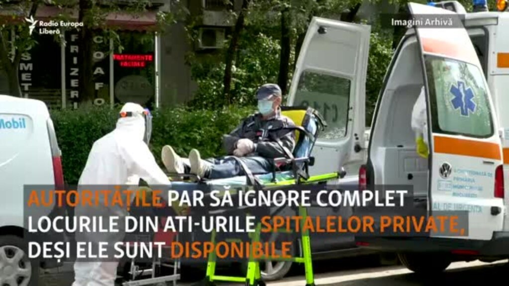 În prag de scenariu roșu, paturile ATI din spitalele private nu sunt luate în calcul de autorități