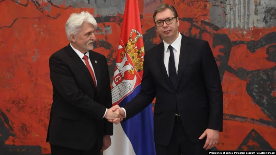 Ambasador Volodimir Tolkač i predsednik Srbije Aleksandar Vučić prvi put su se sreli u maju prošle godine u Beogradu, nakon što je Tolkač preuzeo funkciju-
