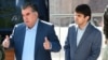 Эмомали Рахмон и его старший сын Рустам