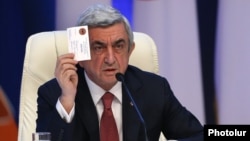 Սերժ Սարգսյանը ՀՀԿ 16-րդ համագումարում, արխիվ