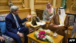جان کری با ملک سلمان در خصوص بحران سوریه گفت و گو کرد.