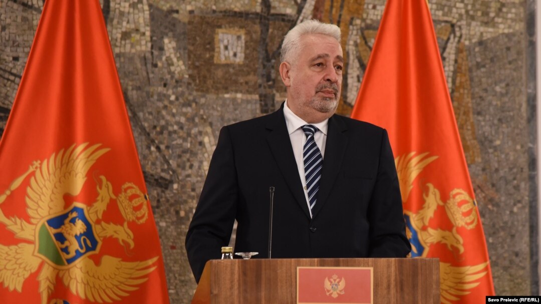 Premijer Crne Gore Zdravko Krivokapić 
