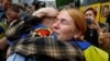 An emotional reunion as Ukrainians return home amid a prisoner exchange with Russia on May 25.