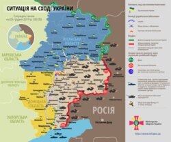 Інфографіка Міністерства оборони України. Ситуація станом на 6 грудня 2019 року