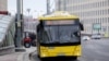 Аўтобус МАЗ на вуліцах Менску, архіўны здымак