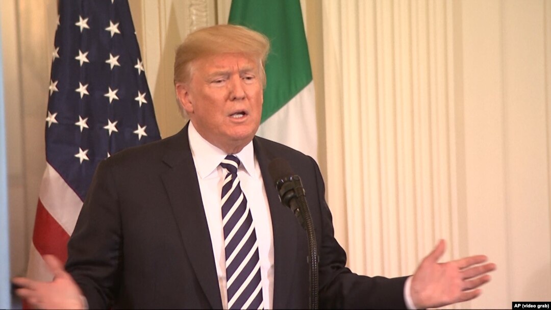 "I'd meet with anybody. I believe in meetings," U.S. President Donald Trump said at the White House on July 30.