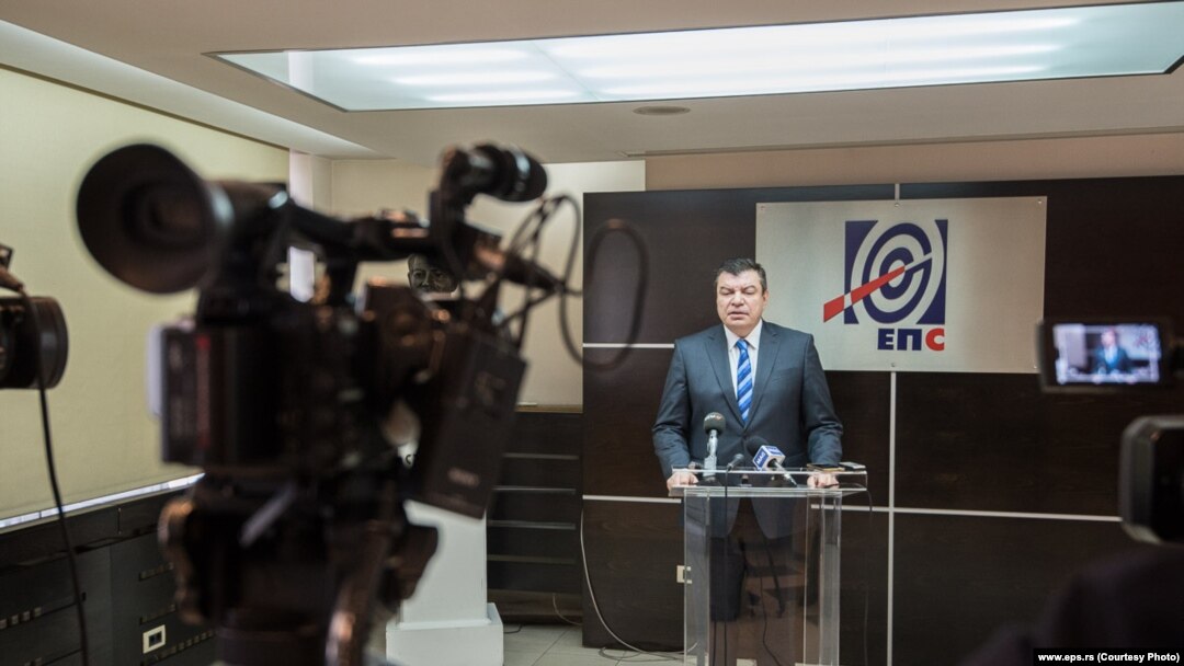 Milorad Grčić dok je bio na čelu Elektroprivrede Srbije, 16. januar 2018.