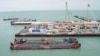 Шельф Каспийского моря. Остров Д на месторождении Кашаган. 2009 год. 
