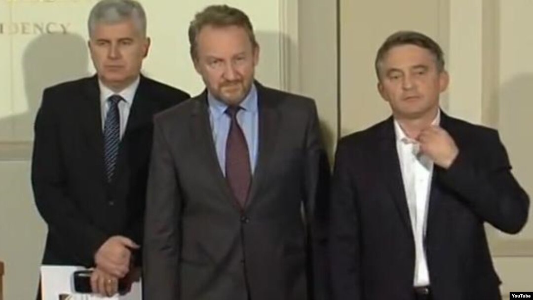 Dragan Čović, Bakir Izetbegović i Željko Komšić