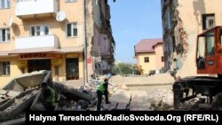 Обвал частини будинку в Дрогобичі. Пошукові роботи завершені
