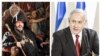 Нурхан Манукян, армянский патриарх Иерусалима, и Биньямин Нетаньяху, премьер-министр Израиля