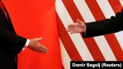 Susret američkog predsjednika Donalda Trumpa i kineskog predsjednika Si Đinpinga u Pekingu u novembru 2017.