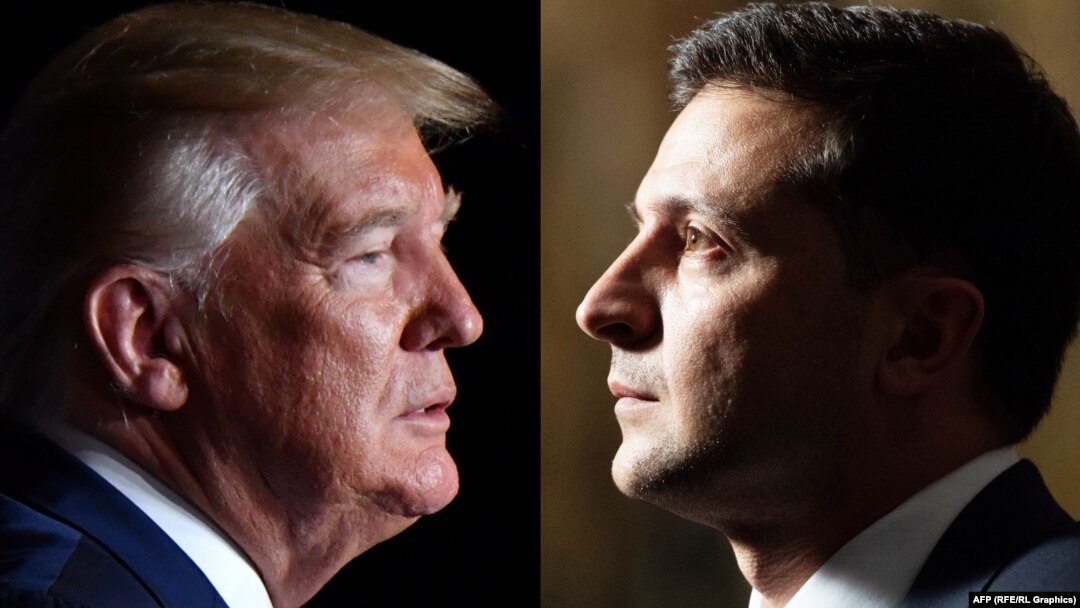 Дональд Трамп та Володимир Зеленський (комбіноване фото)