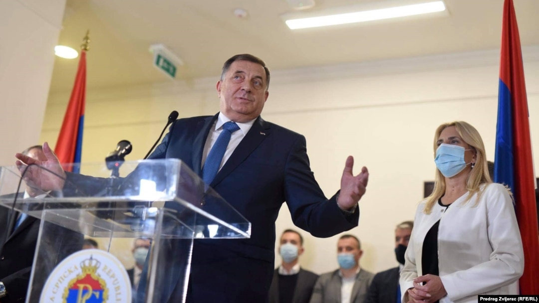 Milorad Dodik, član Predsjedništva Bosne i Hercegovine i Željka Cvijanović, premijerka Republike Srpske