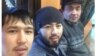 Ахрал Азимов уулдары Аброр жана Акрам менен. 