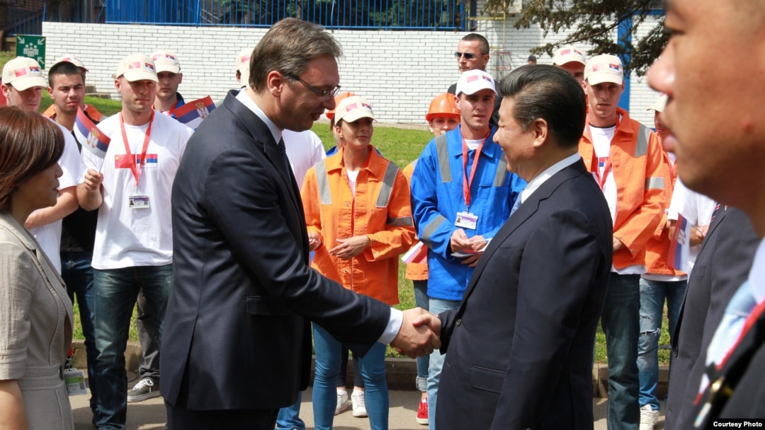 Predsednik Kine Si Đinping i premijer Srbije Aleksandar Vučić, Smederevo 19. jun 2016.