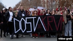 Protest nakon napada na studente u Novom Sadu, 28. januar 2025.