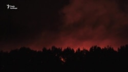 Нічні вибухи в Ічні: пожежу продовжують ліквідовувати – відео