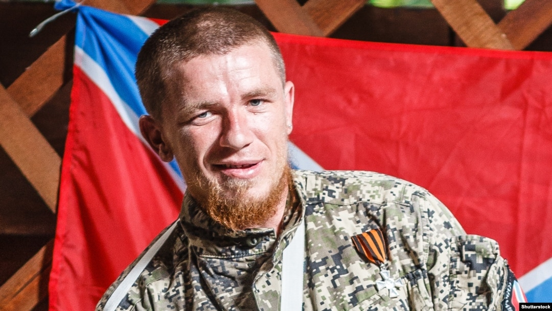 Гражданин России Арсен Павлов, боевик группировки «ДНР», известный по прозвищу «Моторола». Донецк, 11 июля 2014 года 