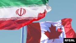 Iran/Czech Republic -- Iran Canada combo flags (flag), unadated