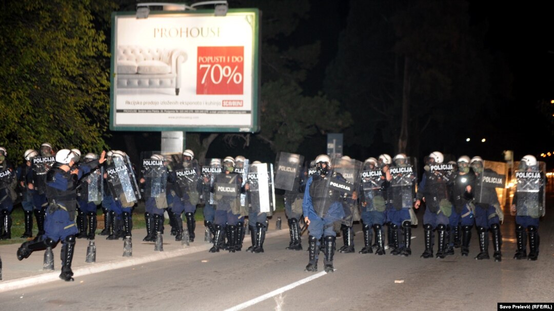 Sukobi s policijom 17. oktobar 2015. 