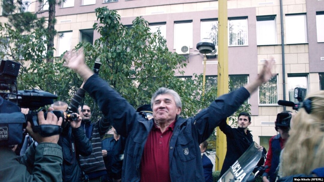 Ilija Jurišić proslavlja oslobađenje u Tuzli, 11. oktobar 2010. godine
