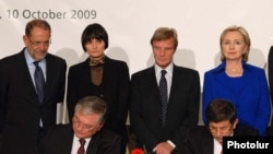Церемония подписания армяно-турецких протоколов, Цюрих, 10 октября 2009 г. 