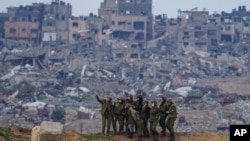 سربازان اسرائیلی در نوار غزه