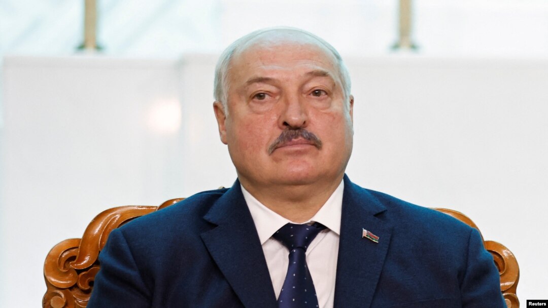Belarus's authoritarian leader, Alyaksandr Lukashenka (file photo)