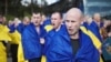 Украінскія вайскоўцы, вернутыя з расейскага палону