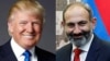 Дональд Трамп (слева) и Никол Пашинян 