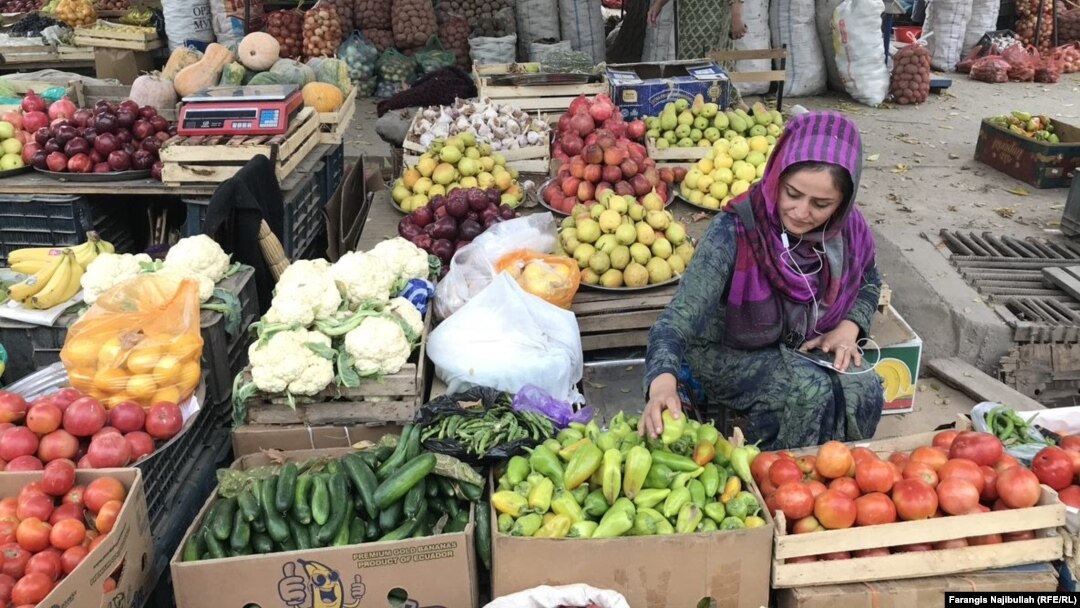 A local bazaar in Norak, Tajikistan