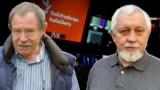 Яфім Фіштэйн і Сяргей Навумчык. Каляж.