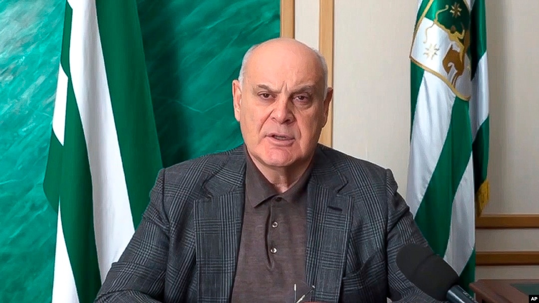 Abkhaz leader Aslan Bzhania (file photo).