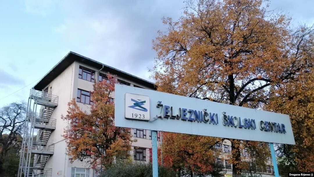Željeznički školski centar u Sarajevu, 27. oktobar 2020. godine. Ilustrativna fotografija. 