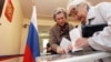 Kyrgyzstan - election for Russia president in embassy in Bishkek, 18 March 2018