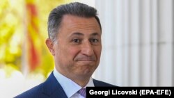 Former Macedonian Prime Minister Nikola Gruevski 