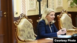 Кэтрин Рассел, раҳбари ЮНИСЕФ 28 май бо президенти Тоҷикисто мулоқот дошт