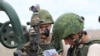 Російські артилеристи на полігоні Опук в окупованому Криму, 14 вересня 2021 року